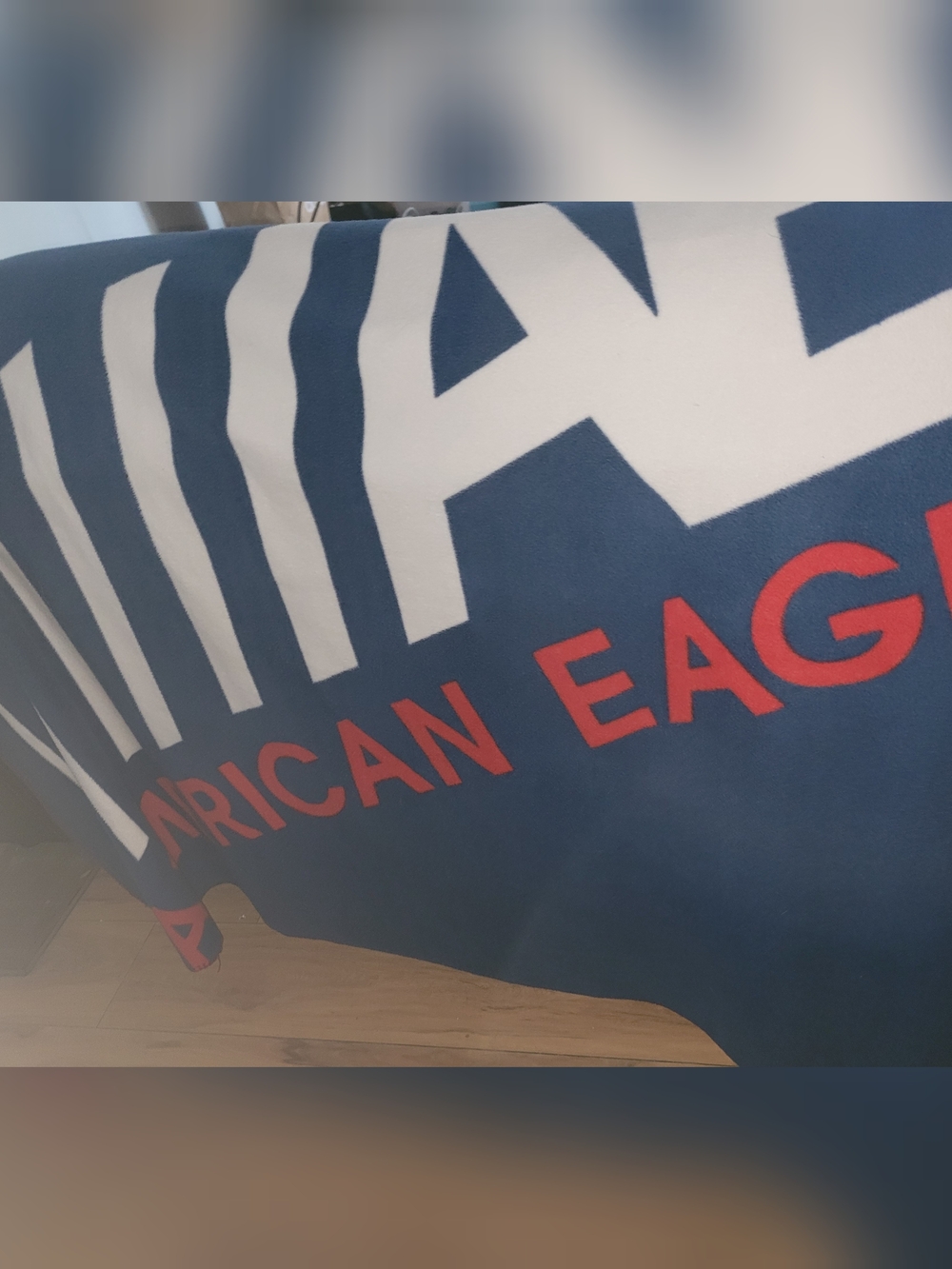 American Eagle Throw Plush Blanket